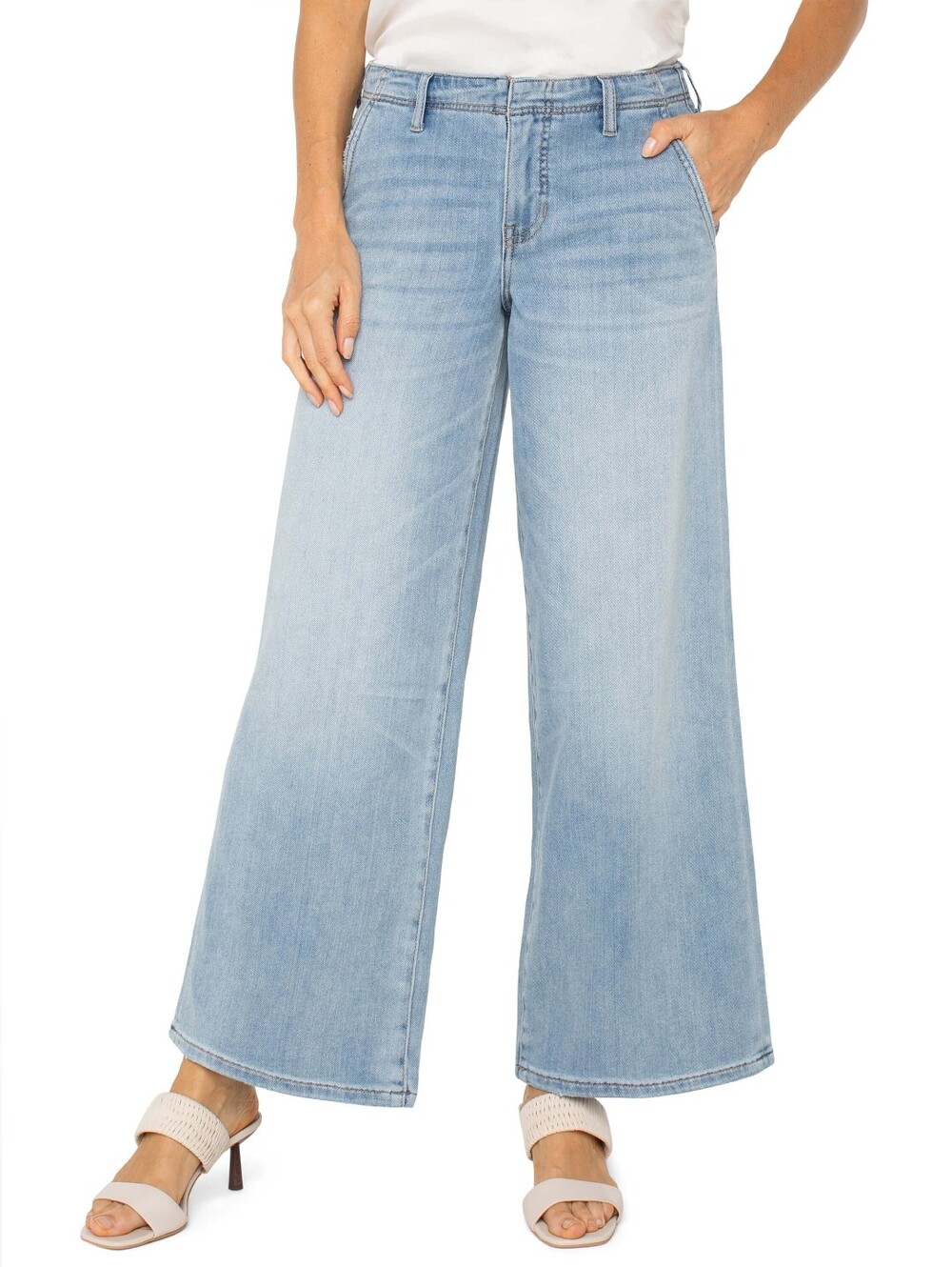 Liverpool | Weekender Relaxed Light Wash Jeans Size 12/31